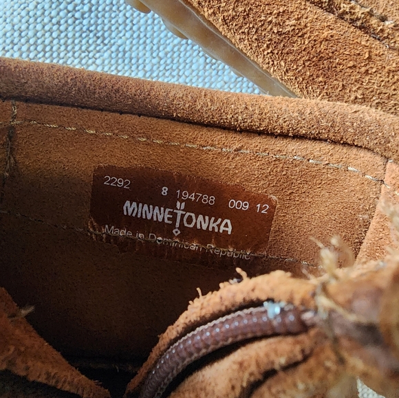 Leather Moccasins Minnetonka $55 toddler size 8 New condition ! 😍 🪶moccasins - Picture 3 of 7